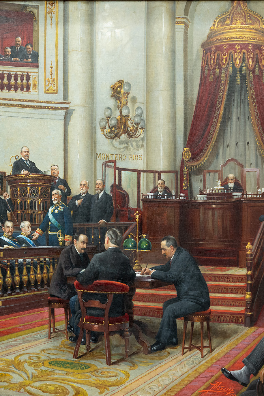 Presentación del gobierno de la Unión Nacional en el Senado