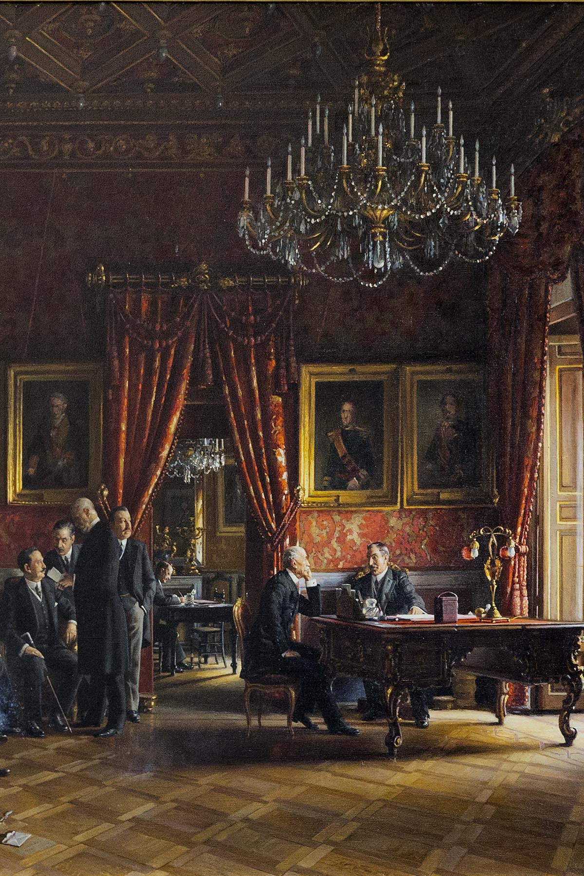 Salón de la presidencia del Senado, en octubre de 1915