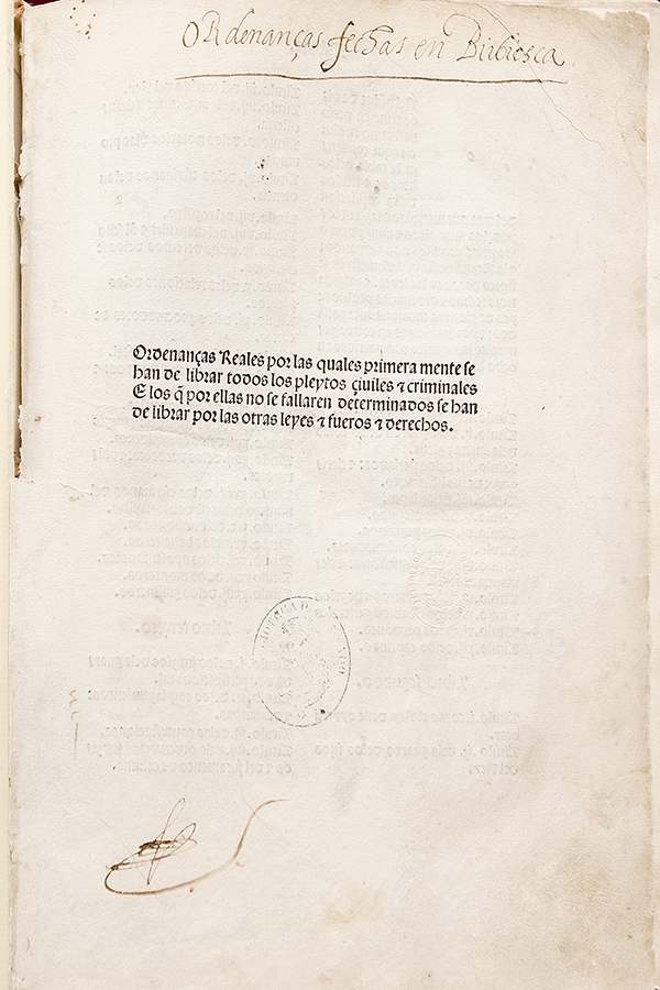 Alfonso Díaz de Montalvo. Ordenanzas reales de Castilla